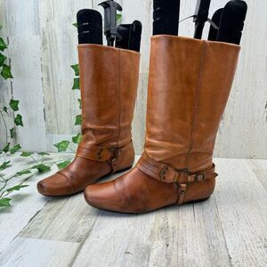 Vintage FRYE Leather Western Style Boots Sz 6M